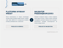 Tablet Screenshot of biznesinauka.eu